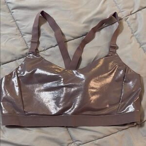 Old Navy Metallic Lavender Women's Sports Bra size XL